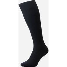 Pantherella Tøj Pantherella Naish Long Merino/Nylon Sock Navy