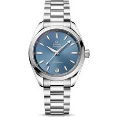 Omega Women Wrist Watches Omega Seamaster Aqua Terra 34mm Blue Case