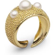 CU Jewellery Pearl Bubble Ring - Guld