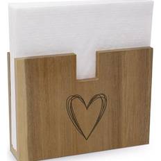 Serviettenhalter Ppd pure heart nap holder nature Serviettenhalter