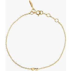 Loving heart armband guld