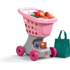 Shop Toys Step2 Little Helper’s Cart & Shopping Set Pink