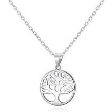 Jones Sterling Silver Tree of Life Necklace