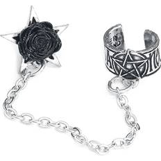 Örhänge Rosa Nocta Earcuff för Dam silverfärgad