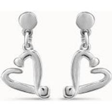 UNOde50 Jewellery UNOde50 One Love Silver Metal Earrings