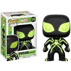 Funko Figura Marvel Spiderman Stealth Costume Glow In The Dark Exclu Pop