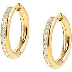 Nomination Unconditionally Earrings Hoops - Gold/Transparent