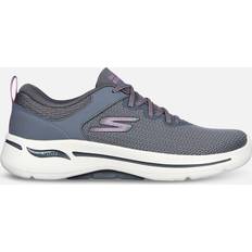 Skechers Women's Go Walk Arch Fit Vibrant Look, 38, Charcoal