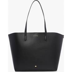 Lulu Guinness Bags Lulu Guinness Black Leather Ivy Tote Bag