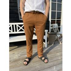 Kronstadt Chill Linen pants Brun