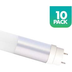 Simply Conserve 14-Watt/32-Watt Equivalent 4 ft. Linear T8 Hybrid Type A/B LED Tube Light Bulb, Cool White Light 4000K, 10-pack