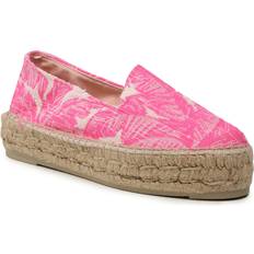 Hombre - Rosa Zapatos bajos MANEBI Cotton Jaquard Double Sole Espadrilles G Rosa