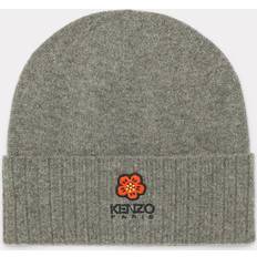 Kenzo Women Accessories Kenzo Wool Beanie Pearl Grey