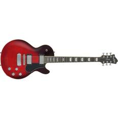 3/4 Elgitarrer Hagström Hagstrom Swede Crimson Flame