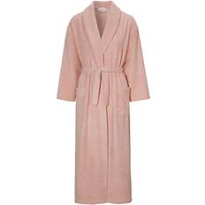 Morgenkåbe i velour Damella Soft Velour Terry Robe - Pink