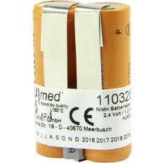 Akku Med Medicinteknik-batteri Erstatter original-batteri 4860 501.002 Eppendorf 2.4 V 1200 mAh