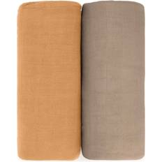 Comfy Cubs 2 Pack Muslin Swaddle Blankets
