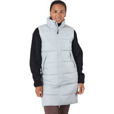 Dame - Grå Vester Tuxer Elmira Reco Waistcoat Light Grey, Female, Tøj, jakker, Flerfarvet