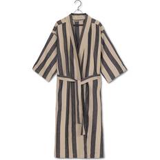 Beige Morgenkåber & Badekåber ferm LIVING Field Robe Morgenkåbe Sand/Black
