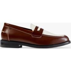 Blanc - Homme Mocassins Wilde Chestnut White Penny Loafer - Men's