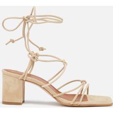ALOHAS Women's Block Heeled Sandals Sand Beige
