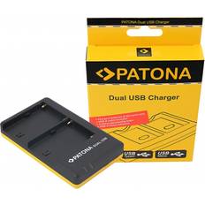 Patona Dobbeltoplader til to batterier NP-FM500H