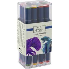 Art markers Nassau Fine Art Nassau Fine Art Dual Markers 12-sæt