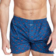 Jockey Woven Poplin Boxer Shorts Blue/Red * Kampagne *