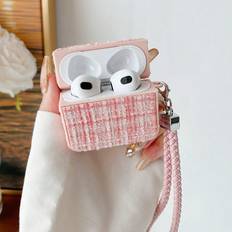 Headphones Shein Apple 1 Pink Wireless Anti-Fall Earphone Case