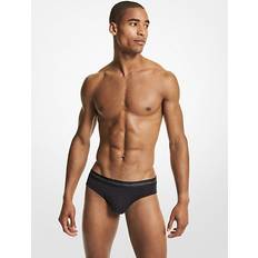 Herre - Svarte Truser Michael Kors MK 3-Pack Cotton Blend Briefs Black