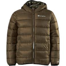 Champion Jackor Barnkläder Champion Hooded Jacket Junior Green, Unisex, Kläder, jackor, Grön