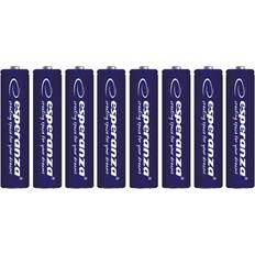 Esperanza Alkaline batterier. LR6 AA. 8 stk. Blå