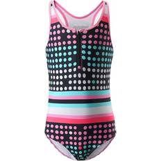 Badedrakter Reima Vanuatu Sunproof Swimsuit Pink/Black, Unisex, Tøj, Badetøj, Svømning, Lyserød/Sort