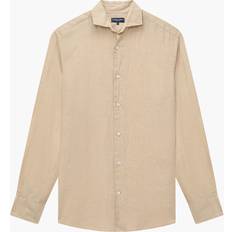 Canvas - Herren Hemden Frescobol Carioca Antonio Linen Shirt Sand Dune sand dune