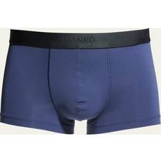 Men's Underwear Hanro Men's Exclusive 2-Pack Micro-Touch Boxer Briefs MIDNIGHT NAVY