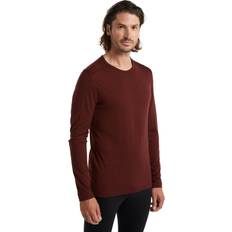 Icebreaker men's 200 oasis Icebreaker Herren Funktionsshirt Mens 200 Oasis LS Crewe - Braun