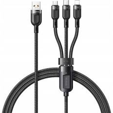 Mcdodo 3in1 USB to USB-C Lightning Micro USB Cable, CA-0930, 6A, 1.2m USB 3.0, USB