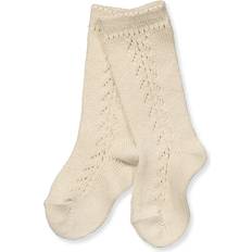 3-6M Strumpor Barnkläder Condor Strumpor Med Hålmönster - Beige