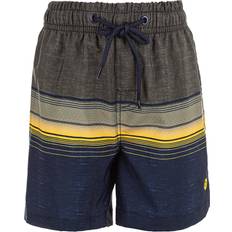 140/146 Badbyxor Barnkläder zigzag Kid's Sunset Board Swim Shorts - Forest Night (414-Z211038-3052)