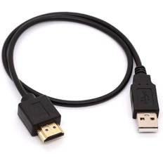 HDMI-adapterkabel: USB 2.0 typ A-hane