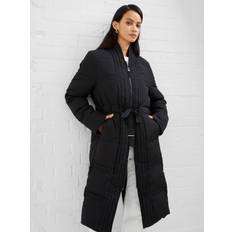 French Connection Outerwear French Connection Auden Longline Coat, Black