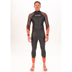 Surf Combinaisons de plongée Orca Zeal Hi-Vis Mens Openwater Wetsuit 2023 Black/Orange-10