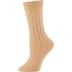 Cashmere Socks neiman marcus Cashmere Ribbed Socks CAMEL