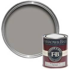Paint Farrow & Ball Worsted 284 Gloss Wood Paint, Metal Paint Grey 0.75L