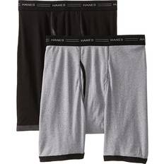 Hanes Kalsonger Hanes Boxershorts för män, 2-pack, 'No Ride Up, Sorterad