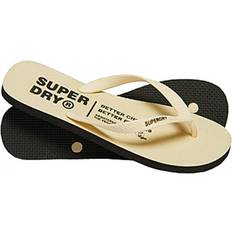 Beige - Hombre Chanclas Superdry Studios Vegan Flip Flops Ecru Colour: Ecru