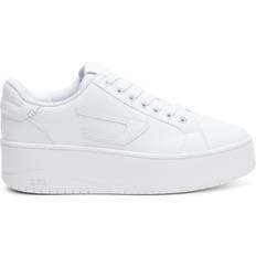 Diesel Shoes Diesel S-Athene Bold X Sneaker platform in pelle Sneakers Donna Bianco