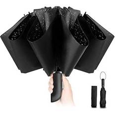 Folding Compact Umbrella Black