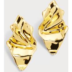 Alexis Bittar Crumpled Earrings Gold