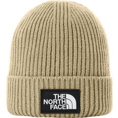 The North Face Logo Box Cuffed Beanie Flax One